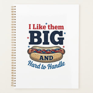 Lustiges großes Hot Dog Vintage T-Shirt Design_1 Planer