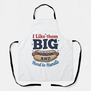 Lustiges großes Hot Dog Vintage T-Shirt Design_1 Schürze