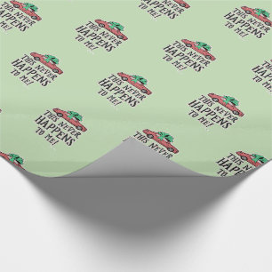 Lustiges großes Weihnachtsgeschenk Geschenkpapier