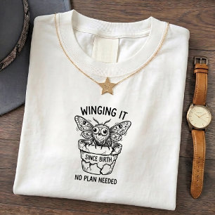Lustiges Grumpy-Motte-T-Shirt-Zitat-Design T-Shirt