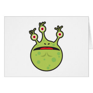 lustiges grünes Monster