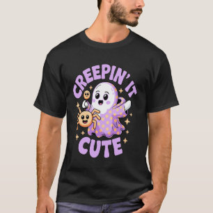 Lustiges Grusel-Cute-Geist-Halloween T-Shirt