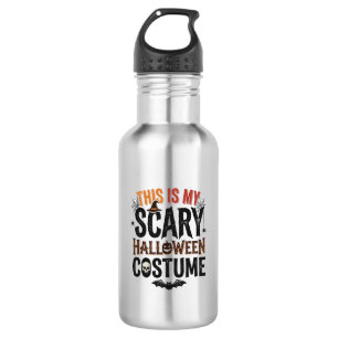 Lustiges Gruseliges Halloween-Kostüm Vintage-Shirt Edelstahlflasche