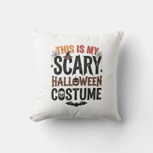 Lustiges Gruseliges Halloween-Kostüm Vintage-Shirt Kissen