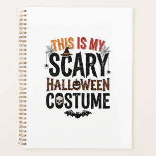 Lustiges Gruseliges Halloween-Kostüm Vintage-Shirt Planer