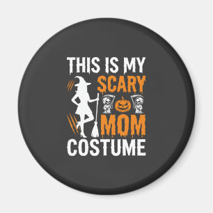 Lustiges Gruseliges Mutter-Kostüm Halloween Hexe Magnet