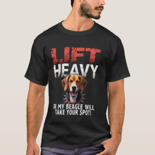 Lustiges Gym-Geschenk für Beagle-Hundebesitzer T-Shirt