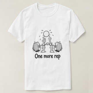 Lustiges Gym-Stick-Figur-T-Shirt - Noch eine Wiede T-Shirt