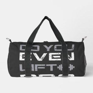 lustiges Gym-Typografie für Bro Duffle Bag