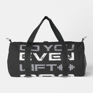 lustiges Gym-Typografie für Bro Duffle Bag
