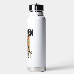 Lustiges Hähnen-Vintage-Vector-Shirt für Hühner-Pa Trinkflasche