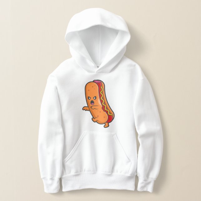 lustiges Hallover-Hot-Dog-Monster Hoodie (Ablage )