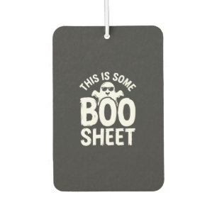 Lustiges Halloween Boo Sheet Gespenst Design_1 Autolufterfrischer