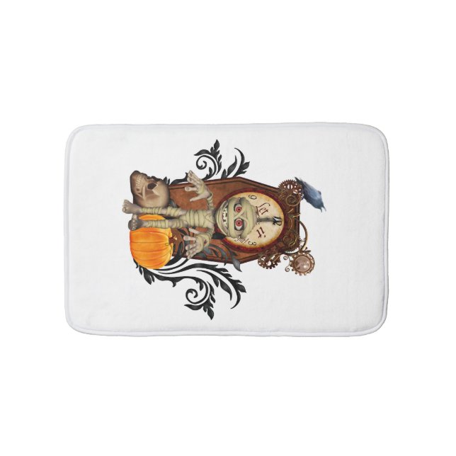 Lustiges Halloween-Design Badematte (Vorderseite)