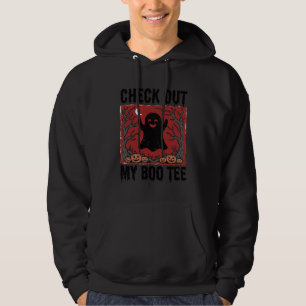 Lustiges Halloween-Geist Boo T-Shirt Vintage Vekto Hoodie