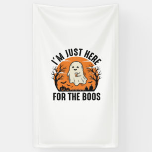 Lustiges Halloween-Gespenst, nur hier für die Buh- Banner