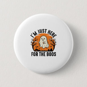 Lustiges Halloween-Gespenst, nur hier für die Buh- Button
