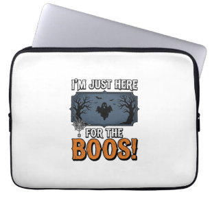 Lustiges Halloween-Gespenst T-Shirt Design_1 Laptopschutzhülle