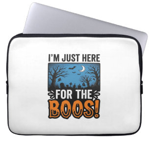 Lustiges Halloween-Gespenst Vintage T-Shirt Design Laptopschutzhülle