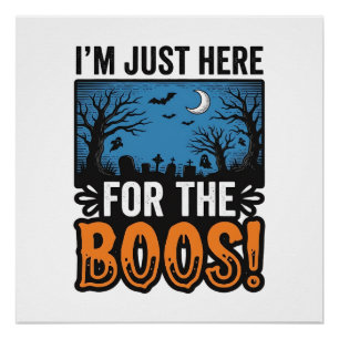 Lustiges Halloween-Gespenst Vintage T-Shirt Design Poster