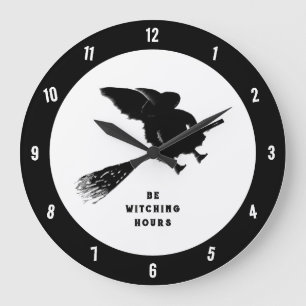 Lustiges Halloween Große Wanduhr