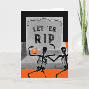 Lustiges Halloween Karte