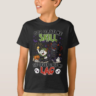 Lustiges Halloween-Kinder-T-Shirt Grusel Gaming T- T-Shirt
