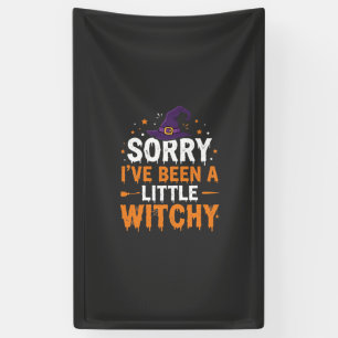 Lustiges Halloween-Kleines-Hexen-Zitat-Design Banner