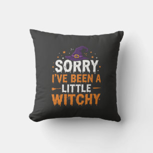 Lustiges Halloween-Kleines-Hexen-Zitat-Design Kissen
