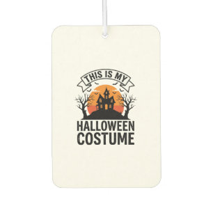 Lustiges Halloween-Kostüm Spukhaus Vintage-Shirt Autolufterfrischer