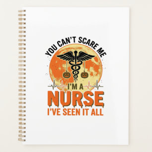Lustiges Halloween-Krankenschwester Vintage-Medizi Planer