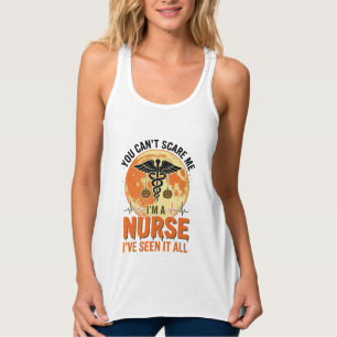 Lustiges Halloween-Krankenschwester Vintage-Medizi Tank Top