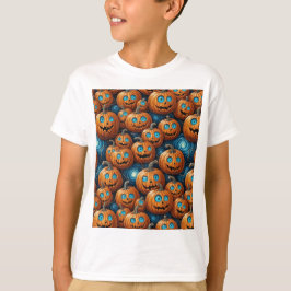 Lustiges Halloween-Kürbis-T-Shirt für Kinder T-Shirt
