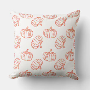 Lustiges Halloween-Kürbismuster Kissen