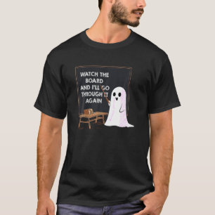 Lustiges Halloween-Lehrer-Kostüm Lustiger Geist T-Shirt
