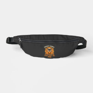Lustiges Halloween-Mops-Süßigkeiten-Design_1 Bauchtasche
