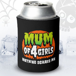 Lustiges Halloween Nichts schreckt mich ein Mama v Dosenkühler