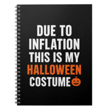 Lustiges Halloween-Notizbuch – Aufgrund von Inflat