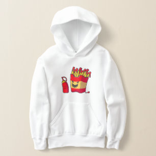 lustiges Halloween-Pommes-Monster Hoodie