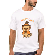 Lustiges Halloween-Pug-Hexe-T-Shirt