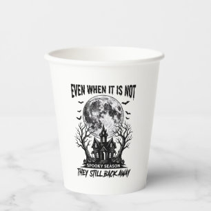Lustiges Halloween-Shirt Spooky Season Lauf Weg De Pappbecher