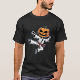 Lustiges Halloween-Skelett Karate Liebhaber Hallow T-Shirt