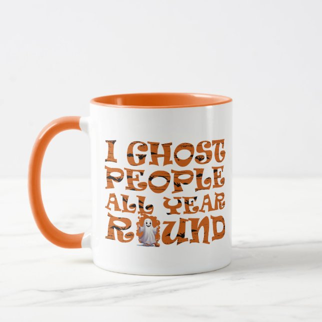 lustiges halloween Sprichwort Tasse (Links)