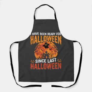 Lustiges Halloween Spukhaus Geist Mond Design Schürze