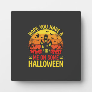 Lustiges Halloween Spukhaus Mich Auf Einem Design Fotoplatte