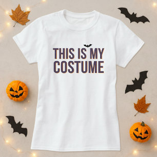 lustiges Halloween-T-Shirt; das ist mein Kostümbat T-Shirt