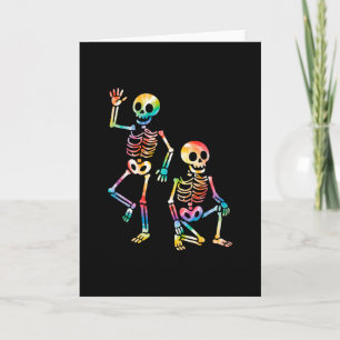 Lustiges Halloween Trump Skelett Trump 1 Karte