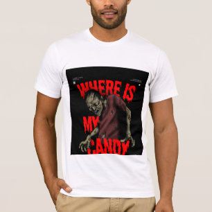 Lustiges Halloween Zombie Kissen – „Wo ist meine S T-Shirt