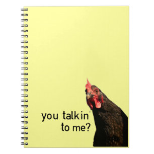 Lustiges Haltungs-Huhn Notizblock