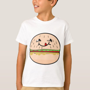 Lustiges Hamburger-Lächeln T-Shirt